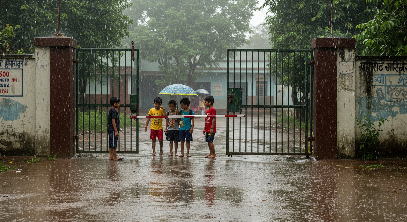 Uttar Pradesh: All Schools for Classes 1 to 8 Closed Due to Heavy Rain; Know the Complete Update