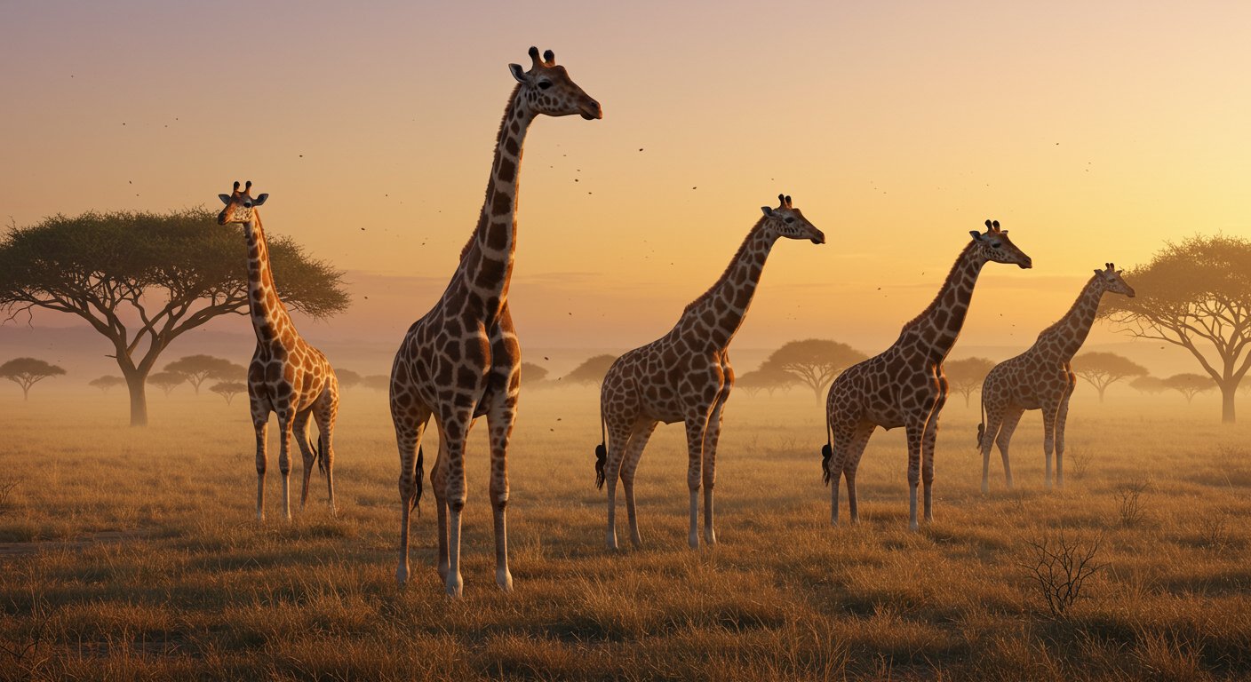 Scientists' shocking revelation: Giraffes are not one, but four different species!