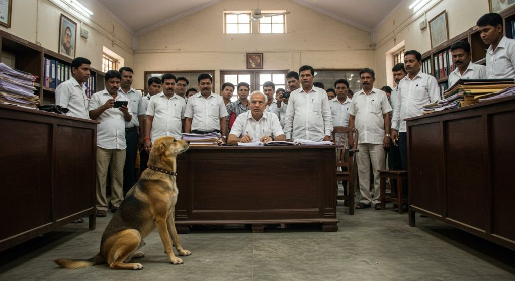 Dog 'Complainant' in SDM Court: Video Stuns People, Sparks Social Media Sensation