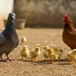 Pigeon Mistook Hen for Wife; Everyone Was Stunned When It Saw the Chicks!