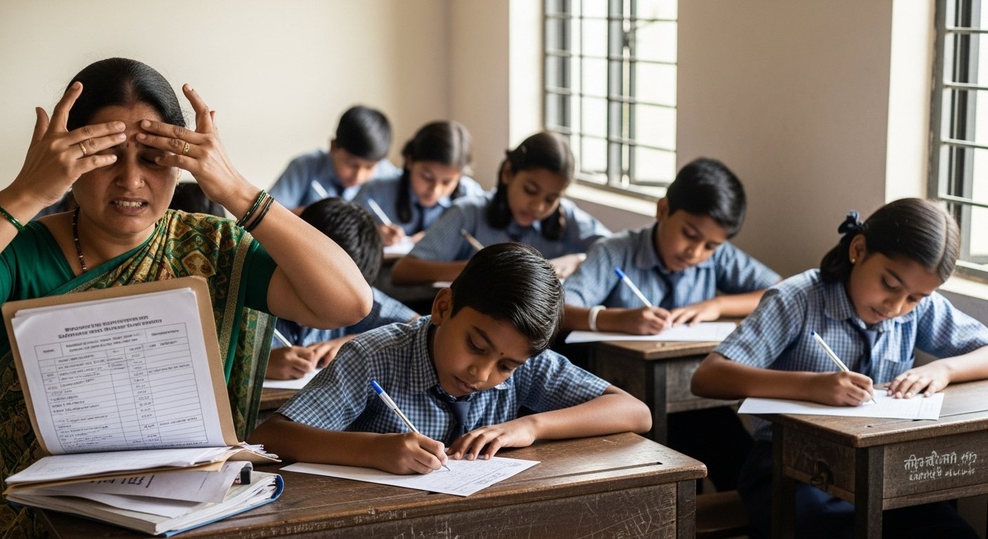 UP: Council School Exams Start Tomorrow; Teachers Furious Over BLO Duty!
