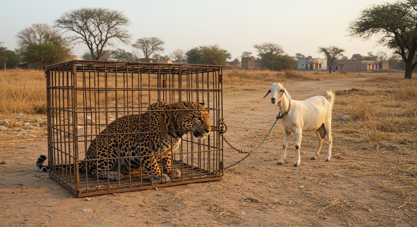 Shahjahanpur: Man-Eating Leopard Trapped By Lure Of Goat, Had Caused Terror For One And A Half Months