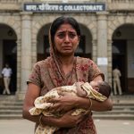 Shahjahanpur: Humanity Disgraced; Mother Carrying Infant's Body Accuses Constable of Pushing Child to Death