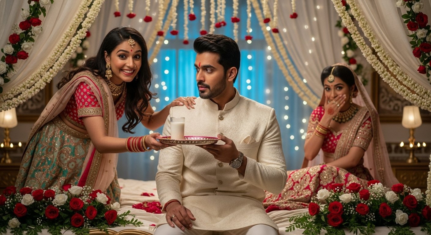 Sister-in-law gave milk on wedding night, brother-in-law was left stunned! This amusing story went viral on social media.