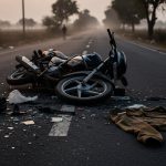 Tragic death of a constable returning from duty in a road accident in Sitapur, a wave of mourning in the department.