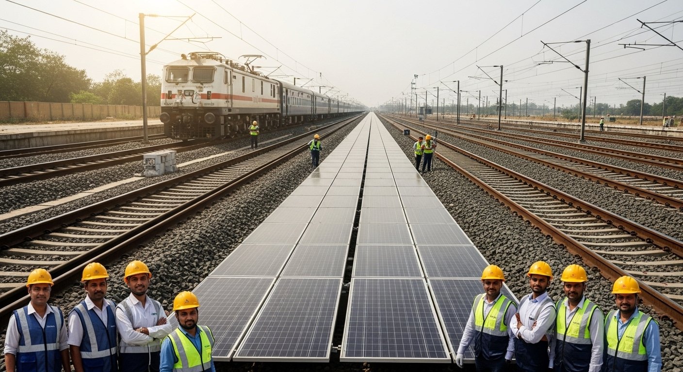 BAREKA Creates History: Special 70-Meter Solar Panel Installed Between Tracks, Removable in 90 Minutes!