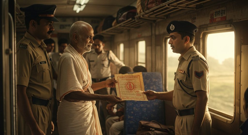 Miracle of Faith on a Train Journey: Elderly Pilgrim's 'Spiritual Certificate' Changed TTE's Perspective, Confirmed by Railway Official