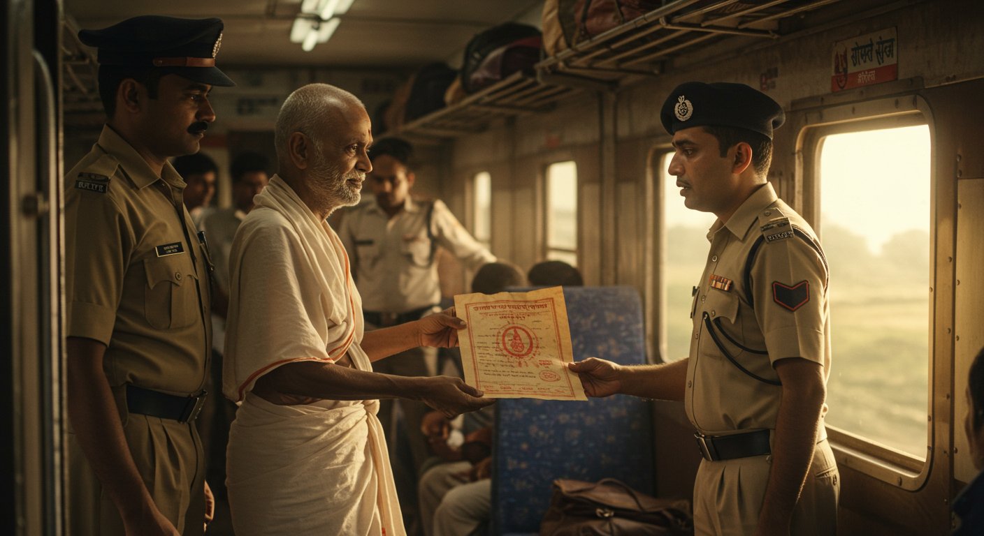 Miracle of Faith on a Train Journey: Elderly Pilgrim's 'Spiritual Certificate' Changed TTE's Perspective, Confirmed by Railway Official