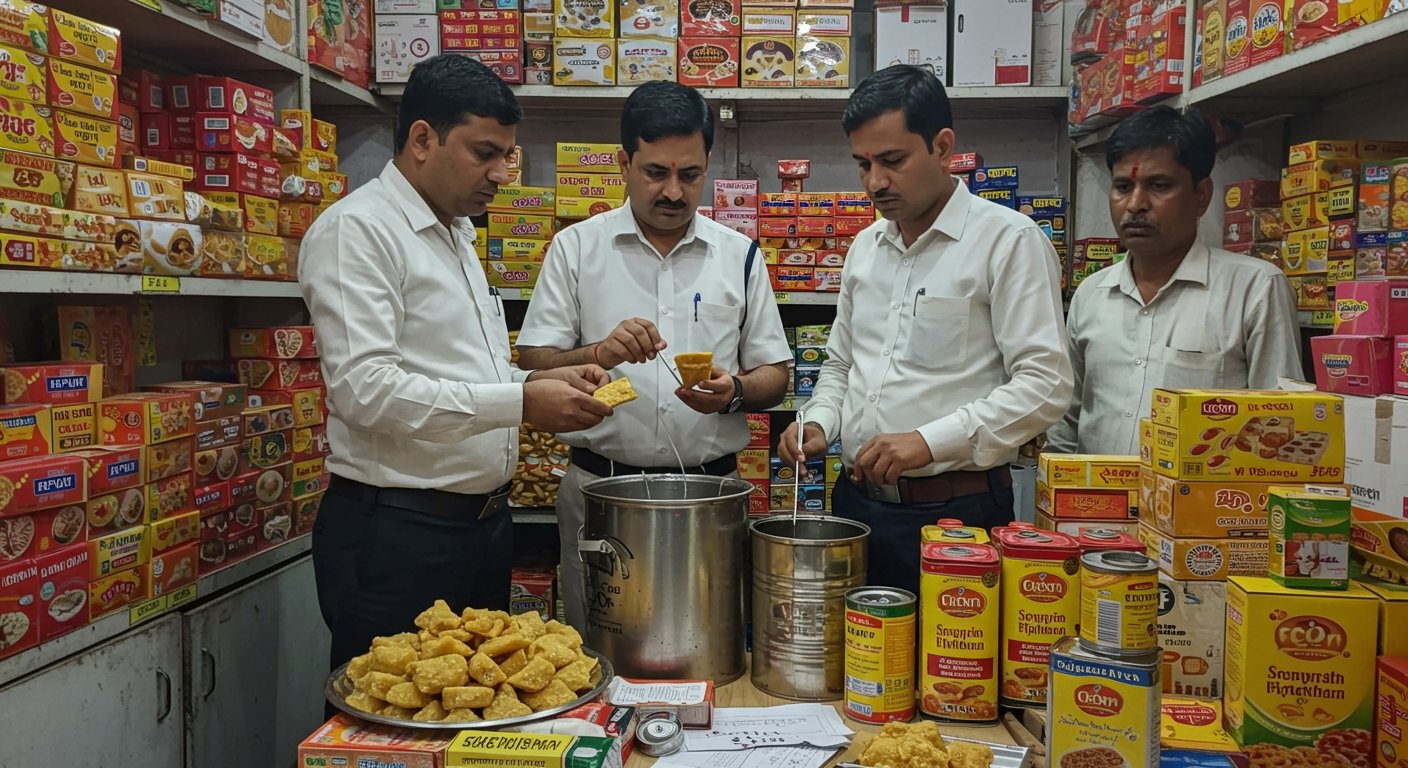 Rakshabandhan Adulteration Mega-Scam: Major Exposure in Soan Papdi and Oil in UP, FSDA Takes Action