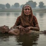 Uttar Pradesh: Sons denied money for medicine, 72-year-old wife couldn't save husband's life despite swimming 9 KM.