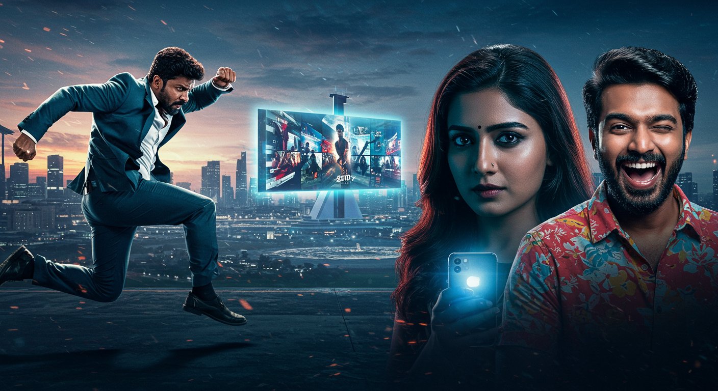 South Indian Cinema's Dominance on OTT Continues, Promising a Tremendous Mix of Action, Thrill, and Comedy.