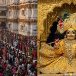 Shri Krishna Janmashtami Today, 1 Million Devotees in Vrindavan: Long Queues Outside Banke Bihari Temple, Thakur Ji's Garments Made of Gold in Mathura