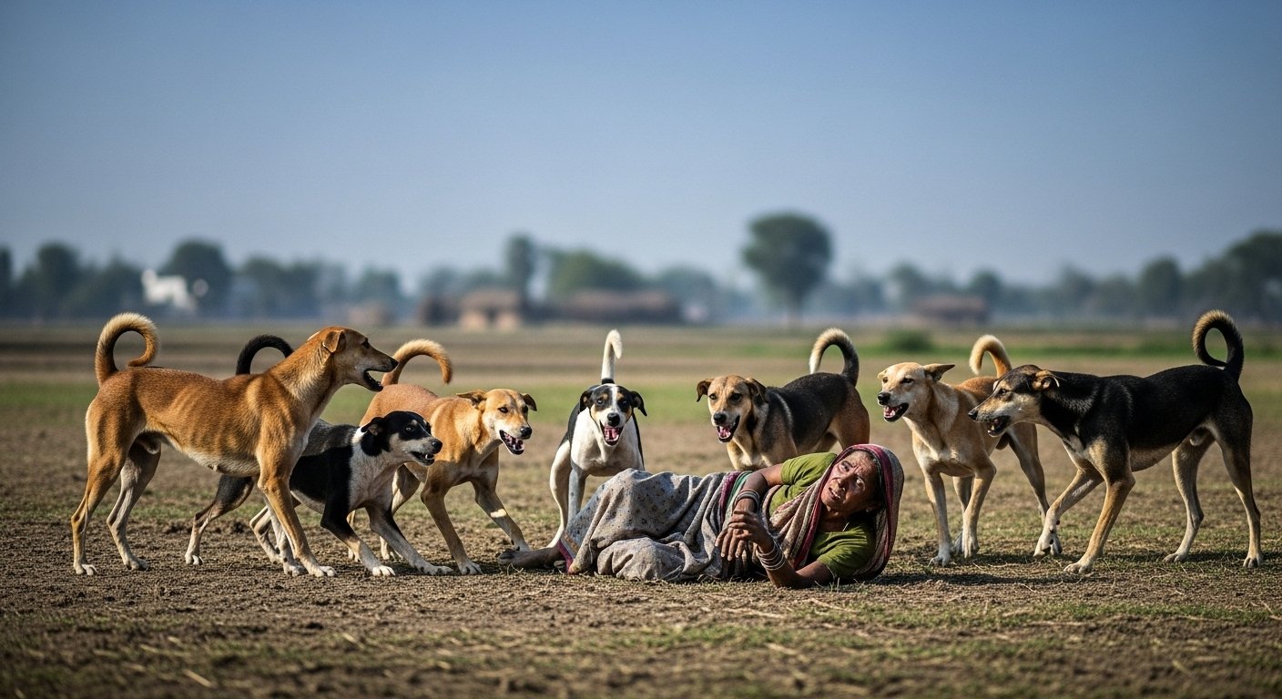 Lakhimpur Kheri: Havoc of Stray Dogs, Mentally Ill Woman Mauled to Death