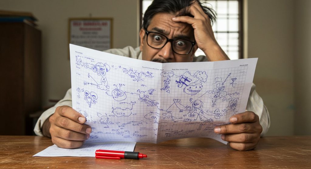 Student's bizarre answers drove teacher crazy, exam copy went viral!