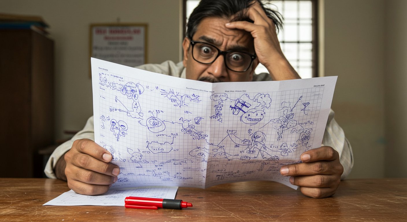Student's bizarre answers drove teacher crazy, exam copy went viral!