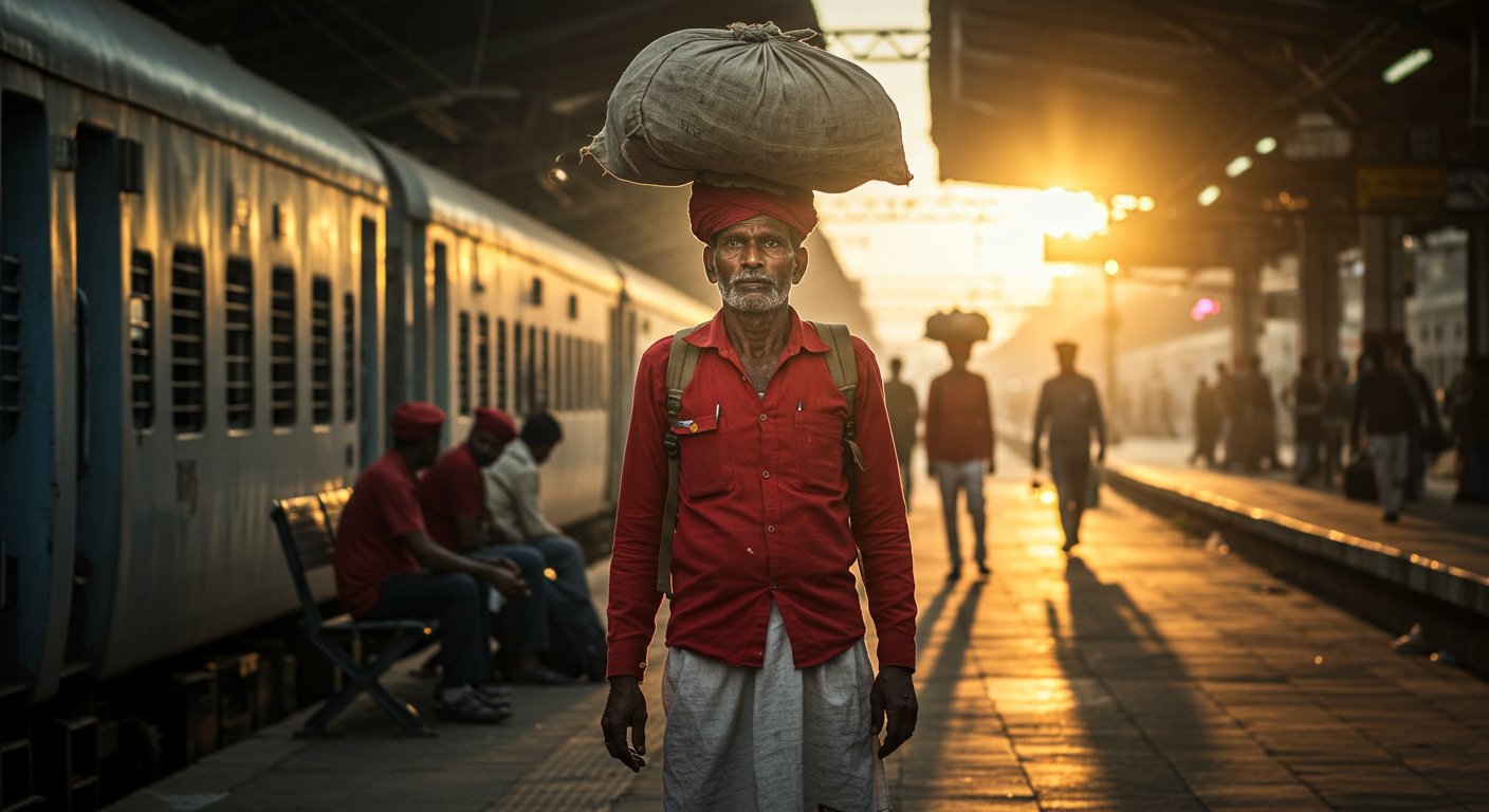 Porters' Fortunes to Change in Uttar Pradesh! Railway Board to Survey Economic Condition; DRM Assigned Responsibility