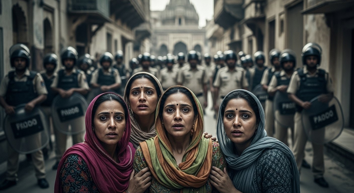 Temple-Shrine Dispute: 'This Was Wrong, We Are Scared' - The Plight of Muslim Women, Heavy Police Force Deployed in the Area.