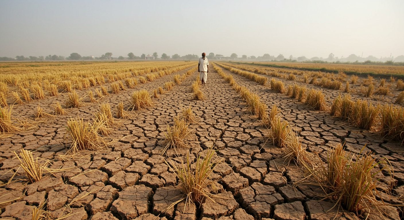 Drought Crisis in UP: Less than 40% Rainfall in 27 Districts, Special Alert in 10 Districts, Adverse Impact on These Crops!