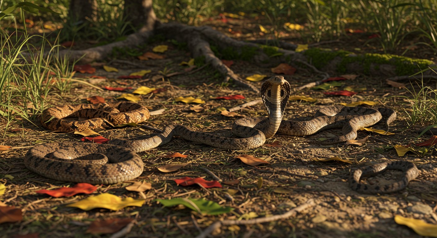 Viral Challenge: Can You Find 4 Dangerous Snakes Hidden in This Photo in 30 Seconds?