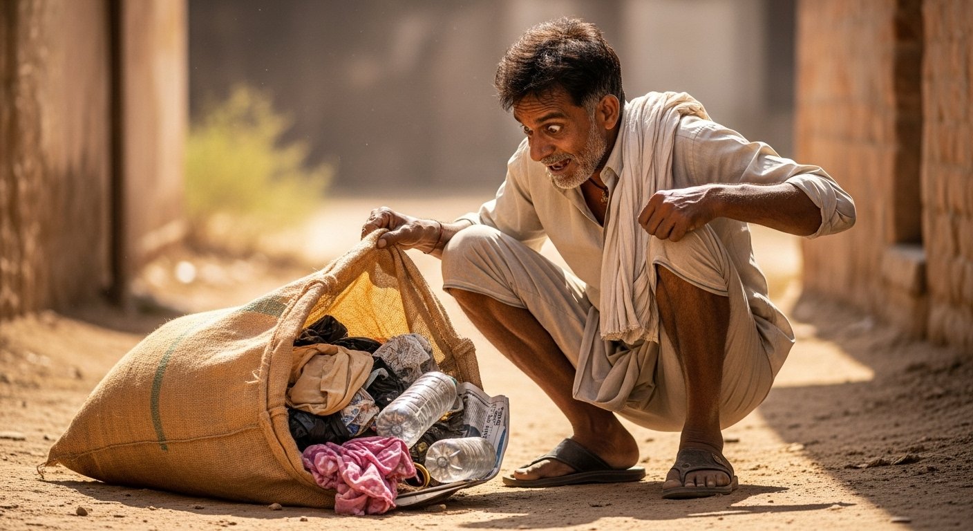 Thief Mistook Sack For Treasure, Took It Far Away And Opened It, Only To Find This!