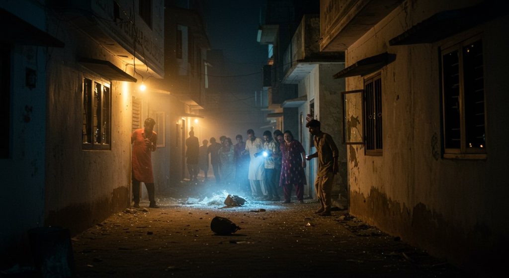 Mysterious object falls from sky at 2 AM, blast terrifies people, shatters windows