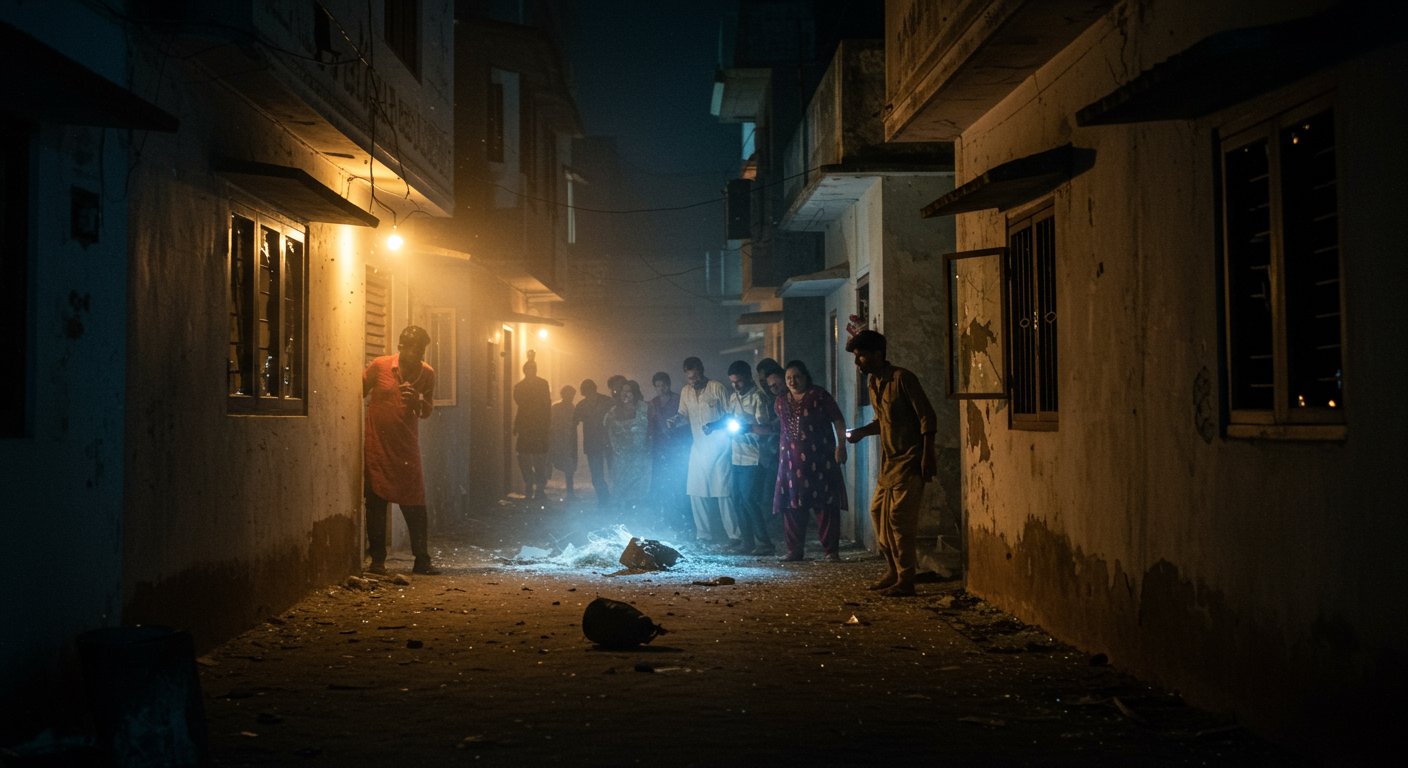 Mysterious object falls from sky at 2 AM, blast terrifies people, shatters windows