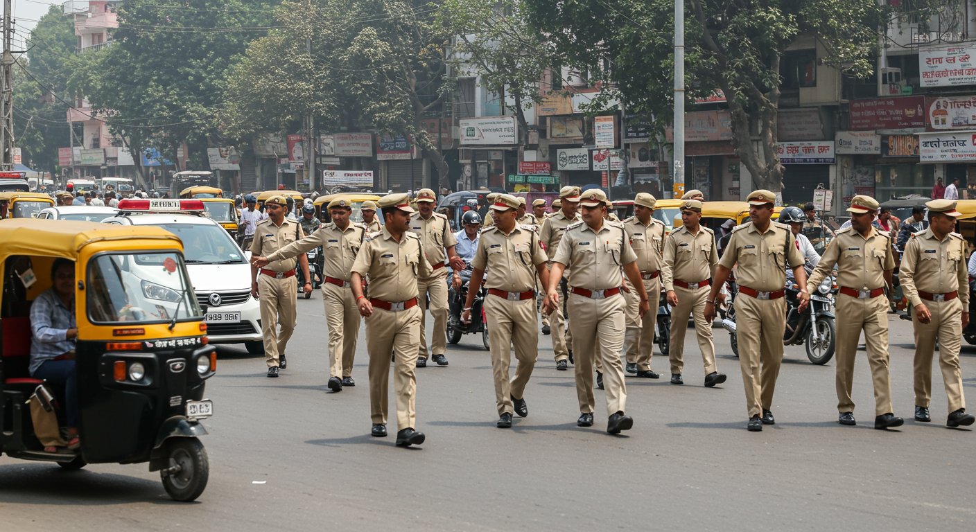 Relief from traffic jams in UP! 5,000 police personnel to manage arrangements, women personnel also on the ground.