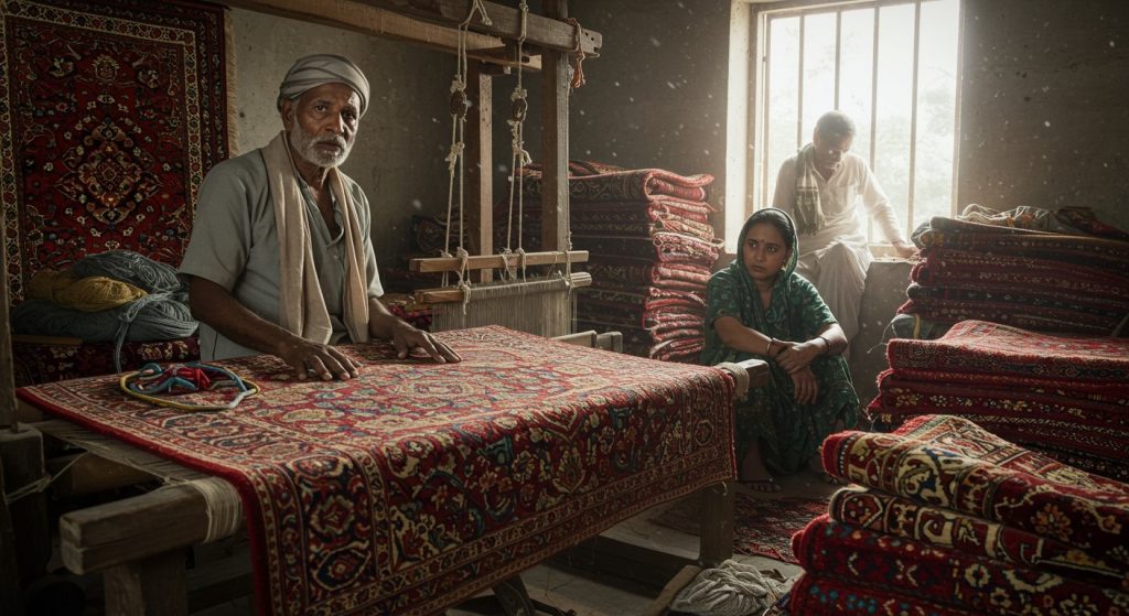 International Tariffs Wreak Havoc on India's Carpet Industry: 2.5 Million Livelihoods at Risk, Threat of Poverty Looms
