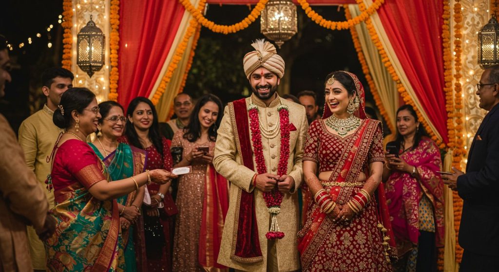 'Tickets' for Wedding Entry! Bride and Groom's Unique Idea Creates a Sensation