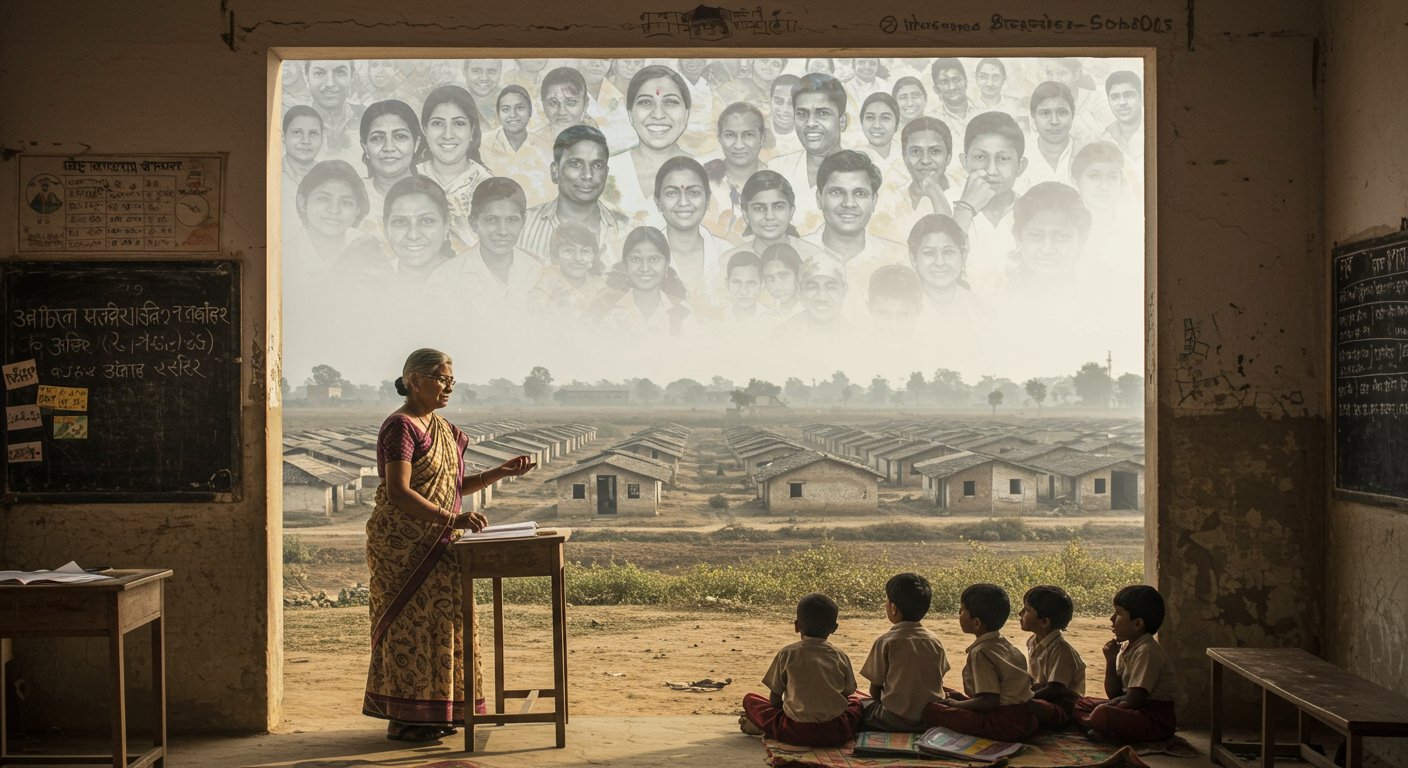 India's Teacher Count Exceeds 1 Crore, But 1 Lakh Schools Have Only One Teacher; 8,000 Schools Are Teacher-Less: The Paradox of the Education System