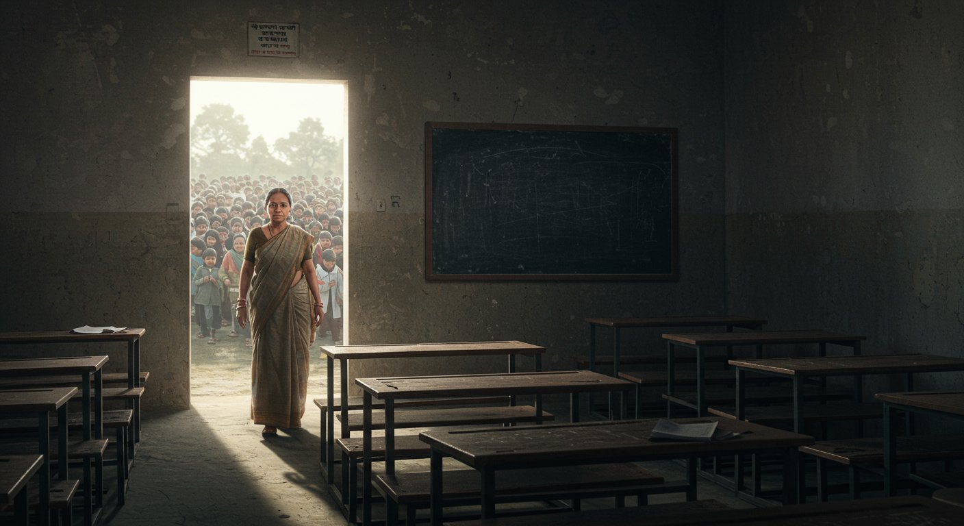 Nationwide First: Teacher Numbers Cross 1 Crore (10 Million); But 100,000 Schools Have Only One Teacher Each, And 8,000 Schools Have No Students