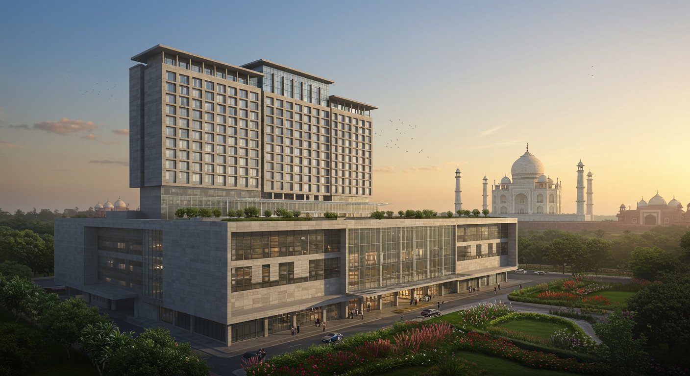 New Township in Agra: Hotel to Be Built Above Convention Center, Rooms to Offer Taj Mahal Views!