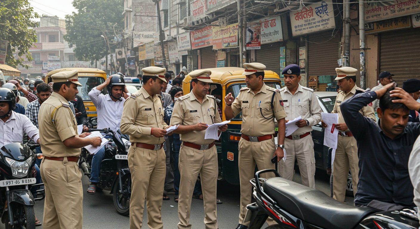 UP Traffic Police's Strict Action: 3515 Fines Issued in a Single Day, Drivers Stunned
