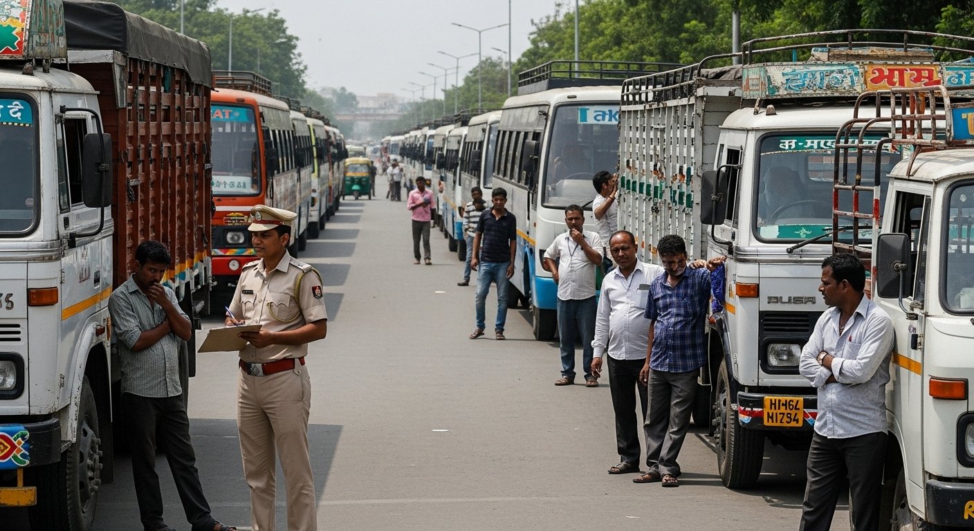Major Action in UP: Over 9,000 Vehicle Permits Cancelled, Strict Action on Flouting Safety Rules