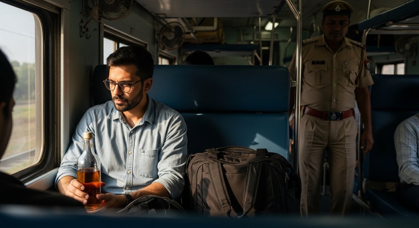 ट्रेन में सील बंद शराब ले जा सकते हैं या नहीं? जानिए रेलवे का पूरा नियम और सज़ा!