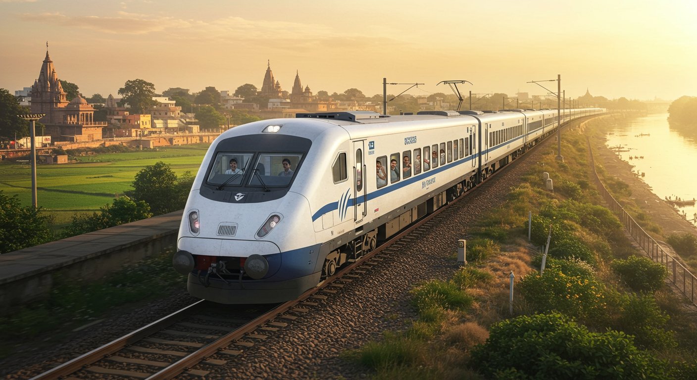 UP: Meerut-Varanasi Vande Bharat Service Begins Today; Timings, Fare, And Full Details.