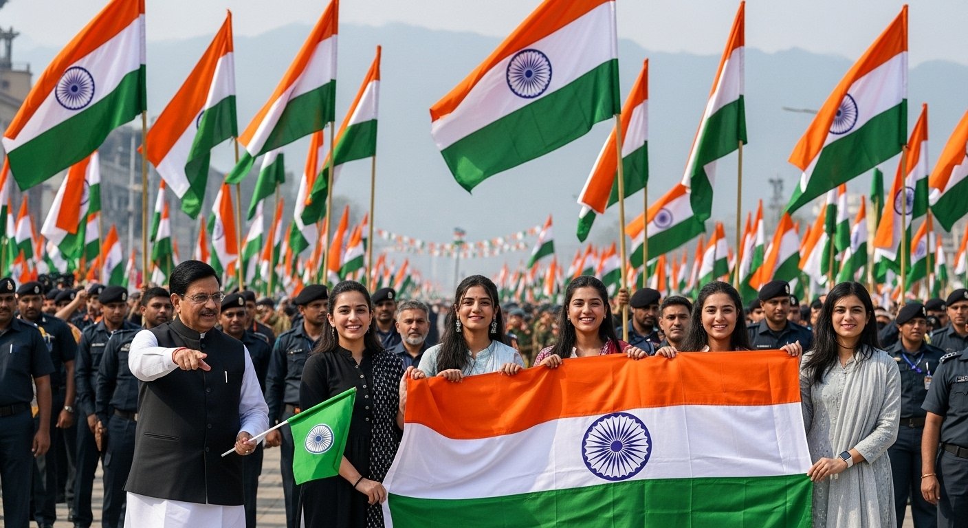 Tiranga Yatra to Lal Chowk in Kashmir from Haryana: CM Saini Flags Off; Says 'Daughters Excelling Here Too, Managing the Yatra'