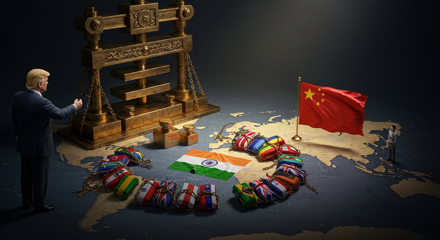 Trump Imposes Tariffs on 92 Countries Including India; New Duties Effective August 7, China Excluded.
