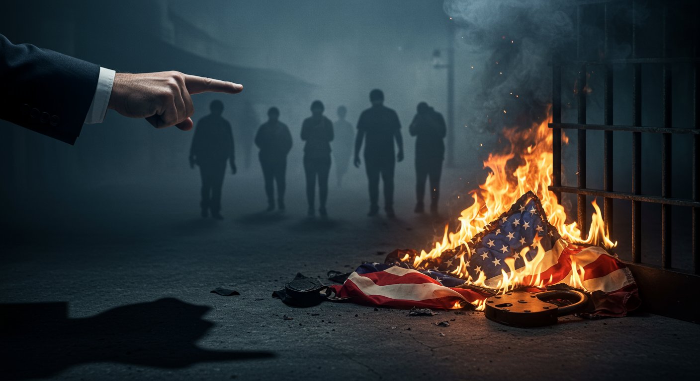 Trump's Order: Jail for Burning US Flag; Immigrants to Be Deported; Bail Also Denied Without Cash Deposit