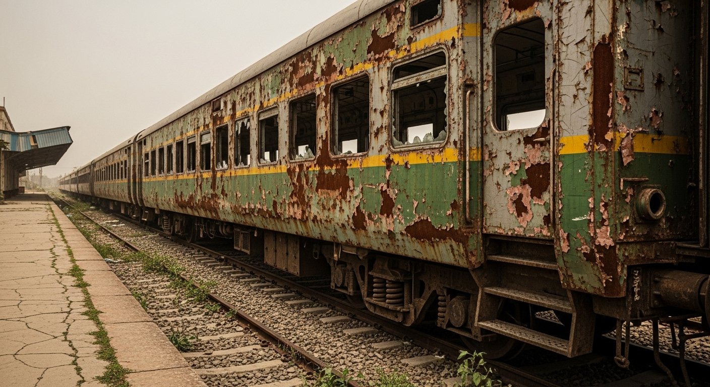 Dilapidated Trains Expose Pakistan's Financial Woes: Railways in Dire Straits, Photos Go Viral