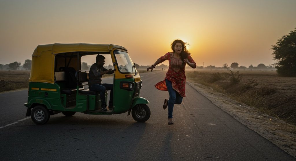 UP: Attempted sexual assault on young woman in e-rickshaw on Lucknow-Ayodhya Highway, victim bravely escapes.
