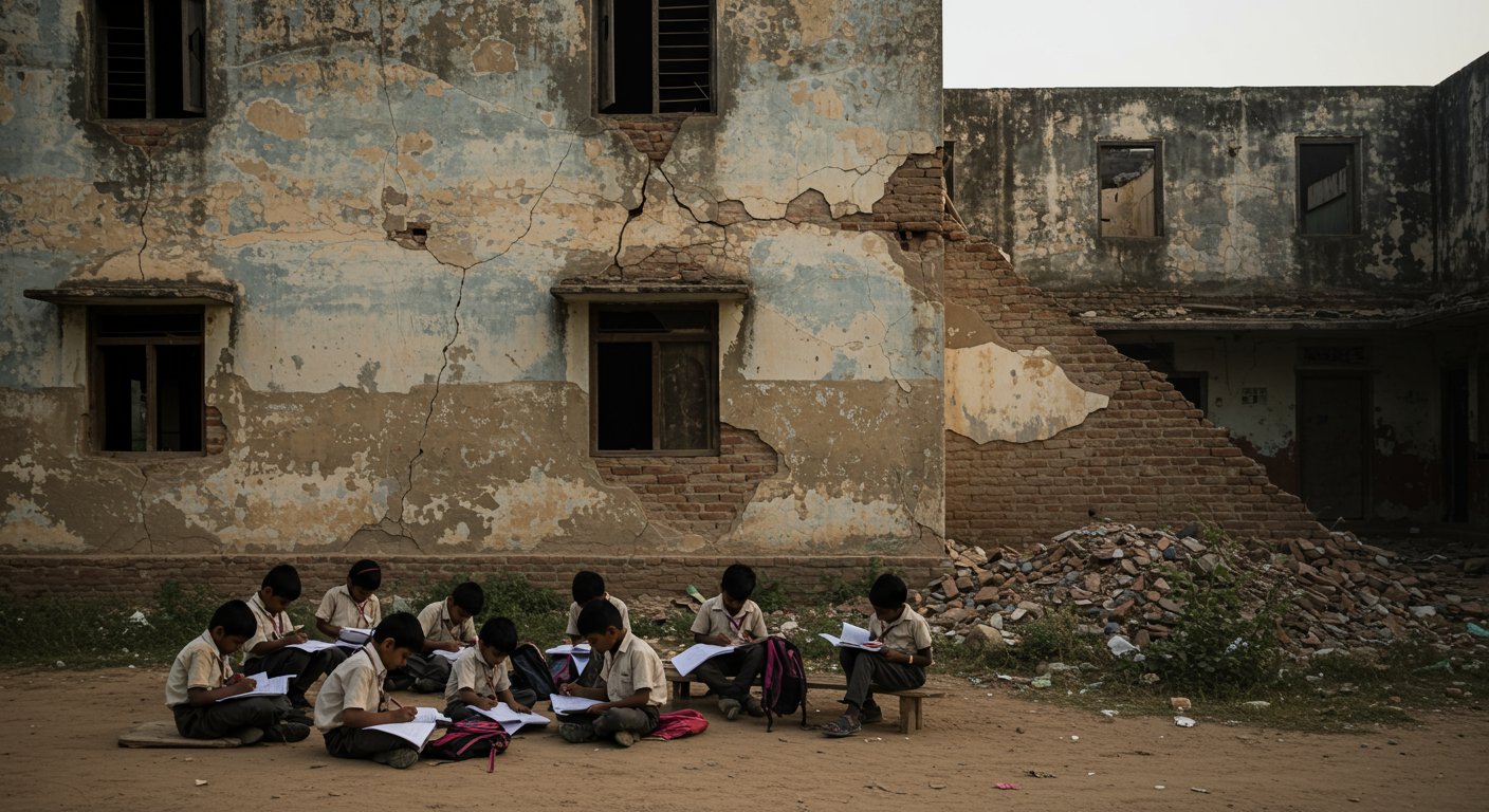 What Kind of School Is This: Death's Shadow in Bareilly's Dilapidated Schools, Children's Lives in Danger!