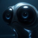 This creature with terrifying, pearl-like eyes is creating a sensation, its name will blow your mind!