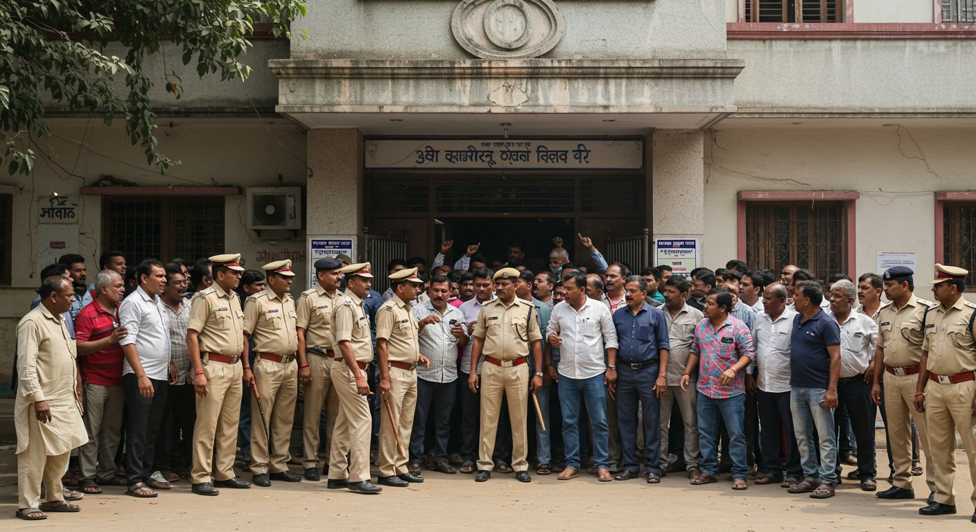Attempted Takeover of Moradabad Congress Office: Workers Create Ruckus, Police Deployed