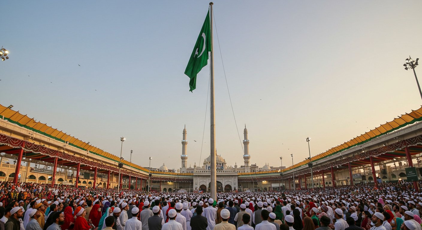 Urs-e-Razvi 2025: Kicks Off Today with Flag Hoisting, Islamia Ground Adorned for Devotees of Raza