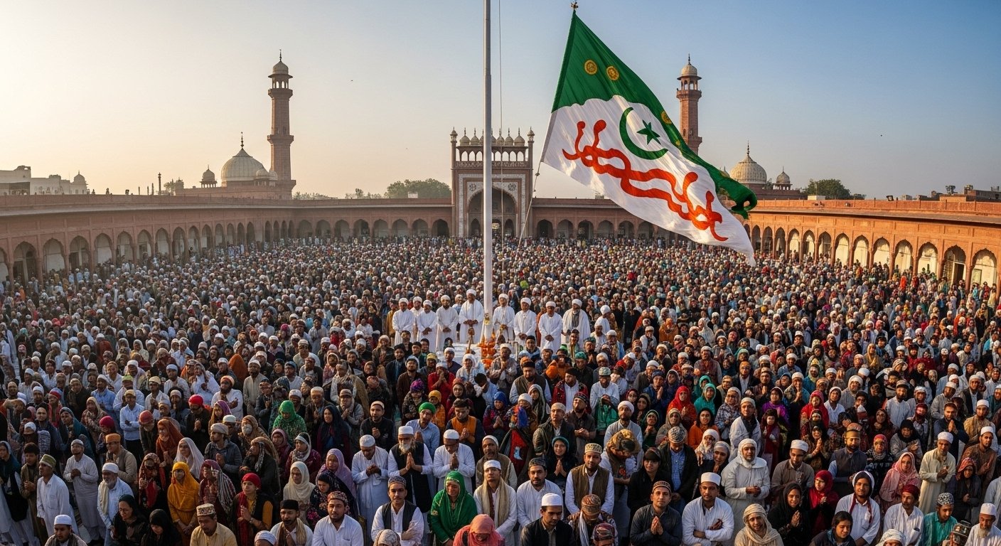 Urs-e-Razvi 2025 Begins in Bareilly: Grand Start to Three-Day Program with Flag Hoisting Ceremony