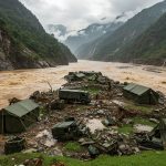 34-Second Devastation in Uttarakhand: Cloudburst in Dharali Washes Away Army Camp, 4 Dead, Over 50 Missing