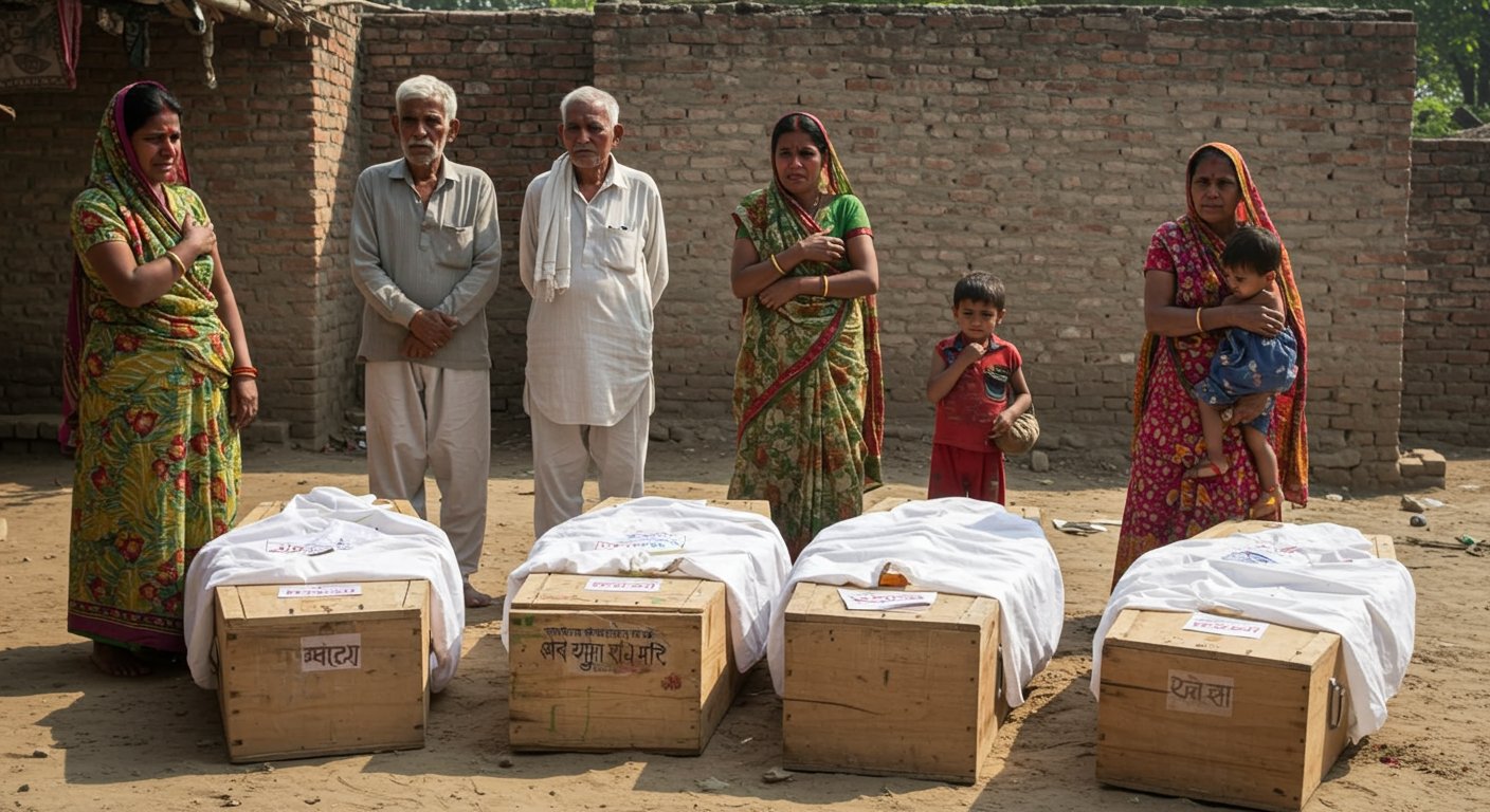 Went for Vaishno Devi pilgrimage, returned as four bodies in coffins; Outcry in UP, families' hearts shattered.