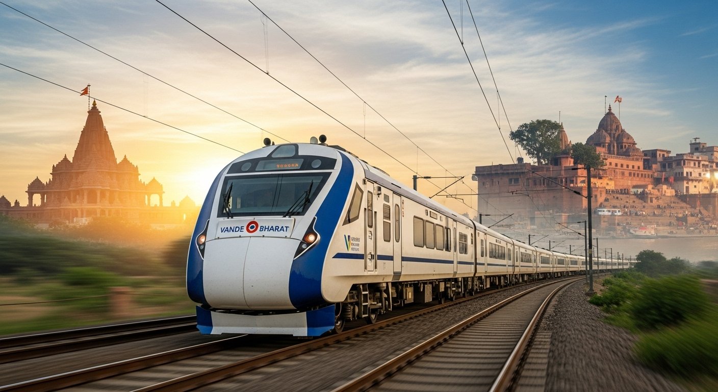 Breaking News! Vande Bharat Express Launched from Meerut to Varanasi, Making Ayodhya-Kashi Travel Even Easier.