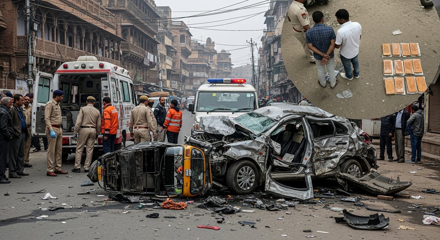 Uproar in Varanasi: 4 dead in horrific road accident, smuggler arrested with heroin worth ₹60 lakh